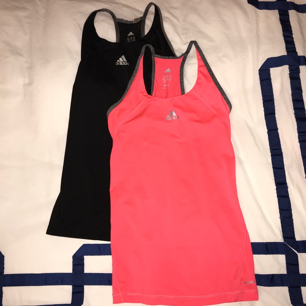 Adidas Climalite Racerback Workout Tops - Set of 2